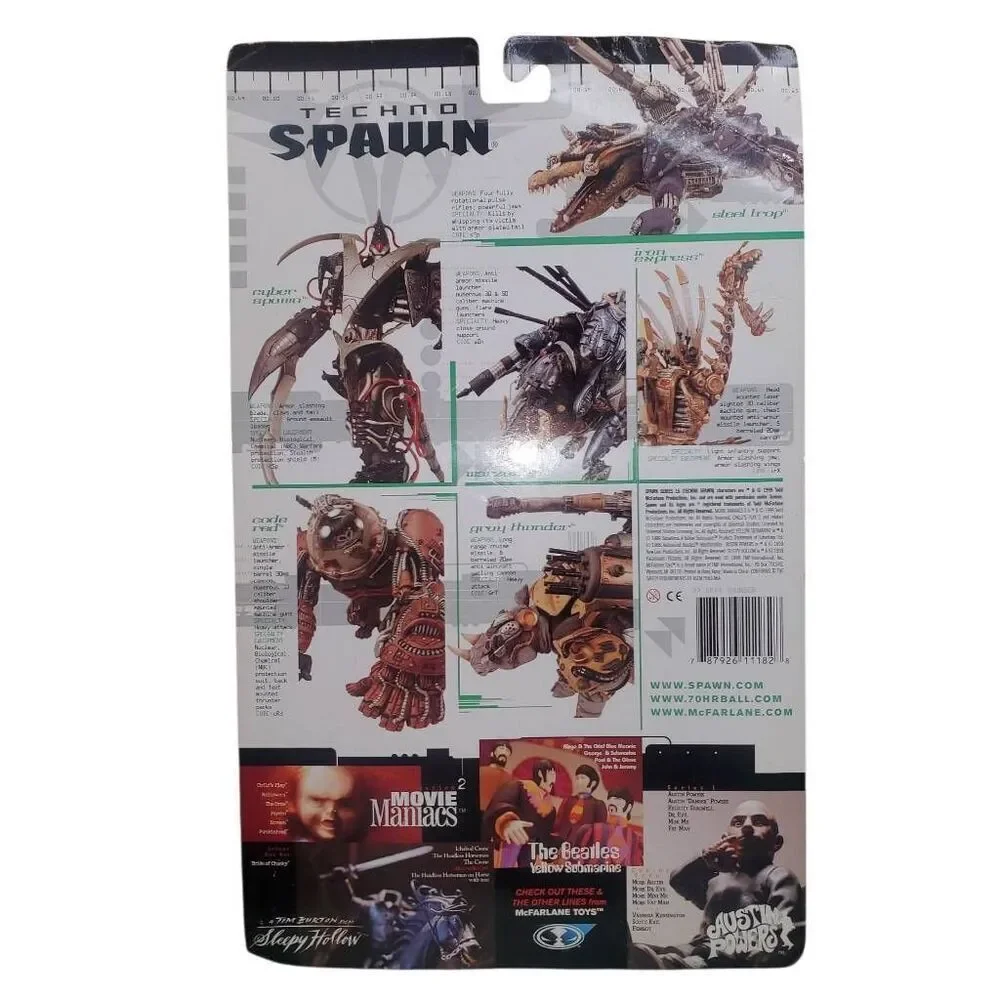 Techno Spawn Gray Thunder – McFarlane Toys Series 15 (1999) Vintage collectible